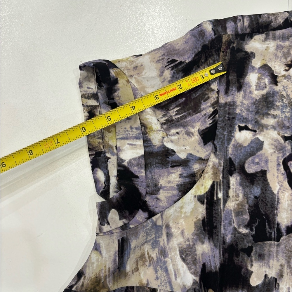 Simply Vera Vera Wang Multicolor Abstract Blouse XL Mint condition - Picture 11 of 12